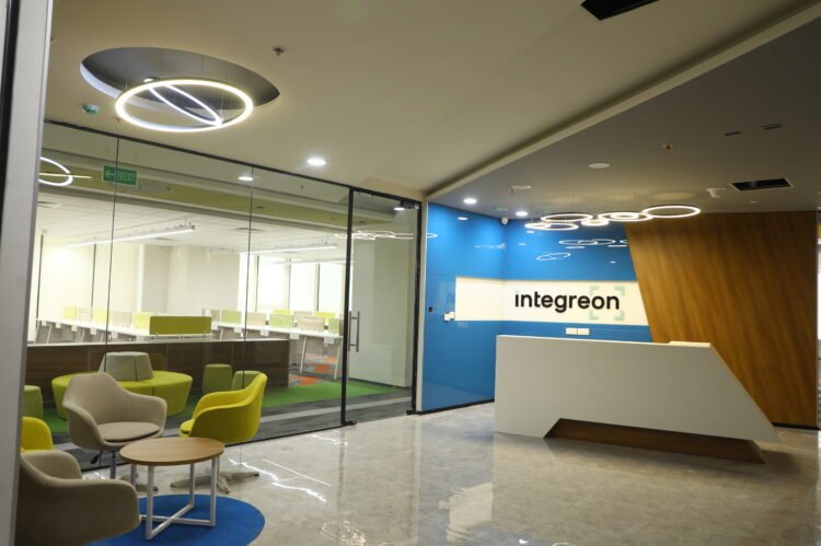 Integreon commercial interior design by AIA India