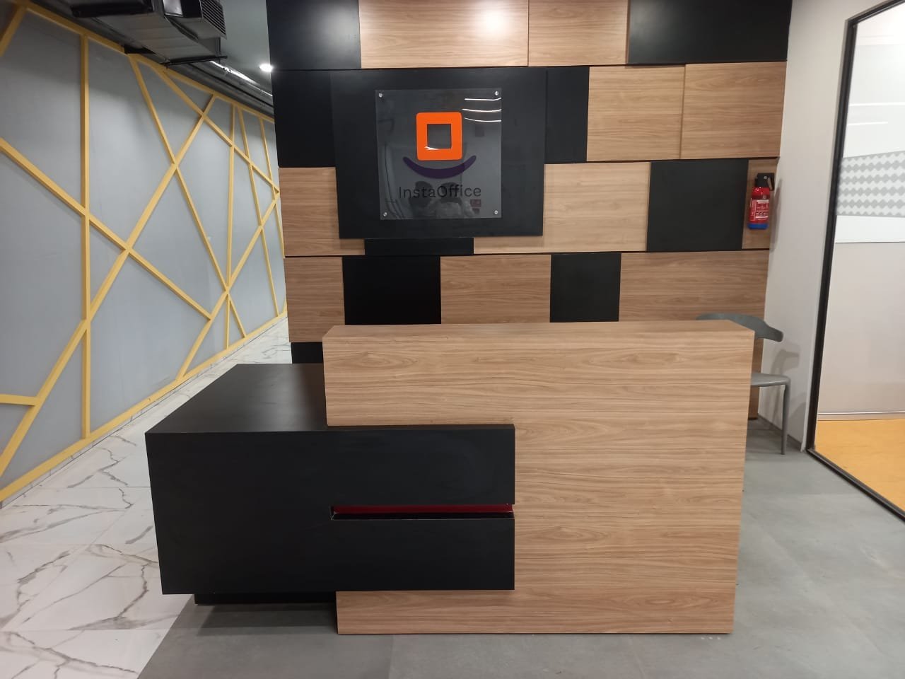 Insta office interior designed by AIA India